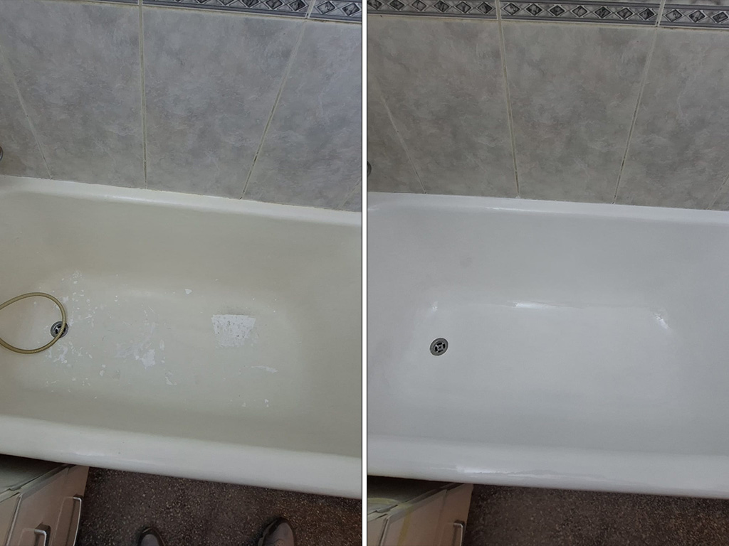 Recondiționare cadă din fontă